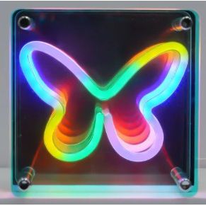 Neon Art Wall / Desk Cover