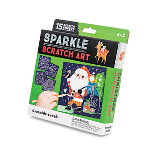 Sparkle Scratch Art - Christmas 