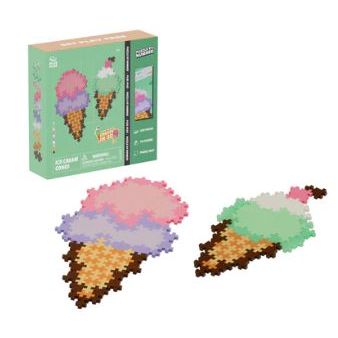 Plus Plus Puzzle By Number 250 Piece Set Ice Cream Cones