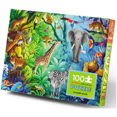 100 Piece Holographic Puzzle Jungle Paradise