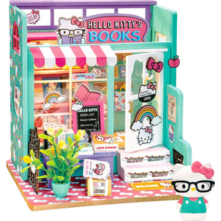 Hello Kitty Bookstore DIY Miniature House Kit 