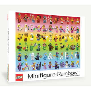 LEGO Minifigure Rainbow 1000 pc Puzzle 