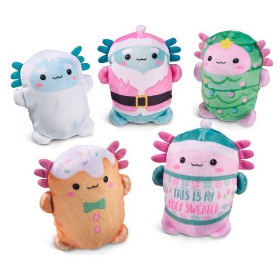 Bubble Stuffed Squishy Friends - A Very Axolotl Christmas