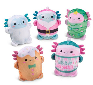 Bubble Stuffed Squishy Friends - A Very Axolotl Christmas 