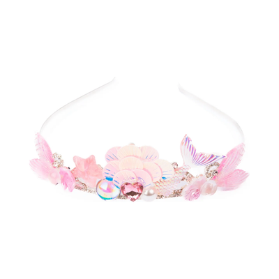 Boutique Ocean Jewel Tiara Pink