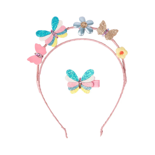 Butterflies for Days Headband and Clip