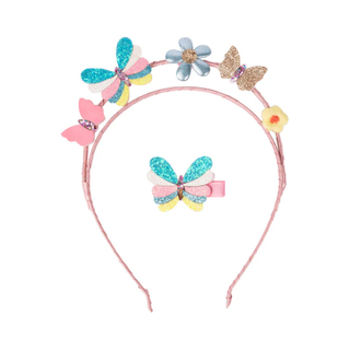 Butterflies for Days Headband and Clip 