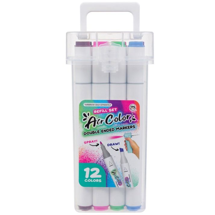 AirColor Refill - 12 Dual Tip Markers