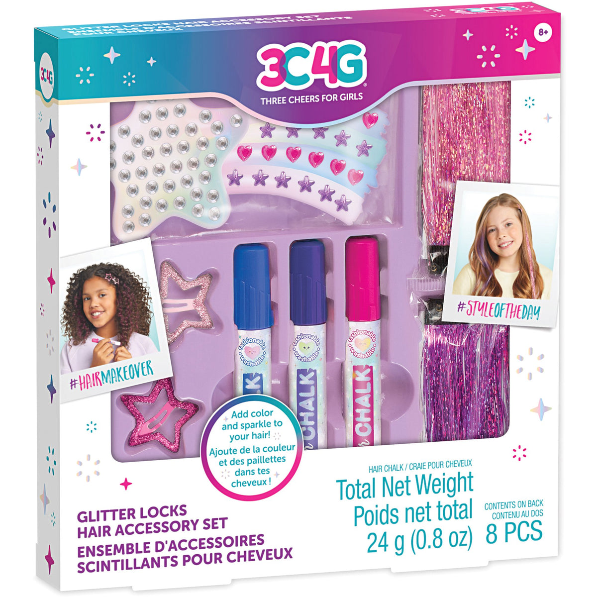 Imagination Land Glitter Locks Hair Accessories Set