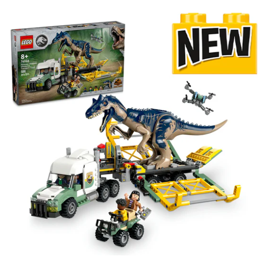 Jurassic World Dinosaur Missions: Allosaurus Transport Truck