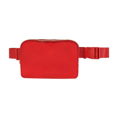 Varsity Waist Bag Red