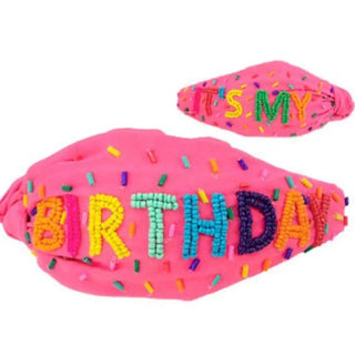 Beaded Birthday Headband 