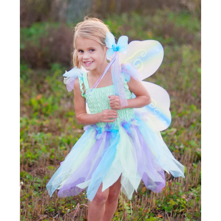 Butterfly Dress with Wings & Wand Cover