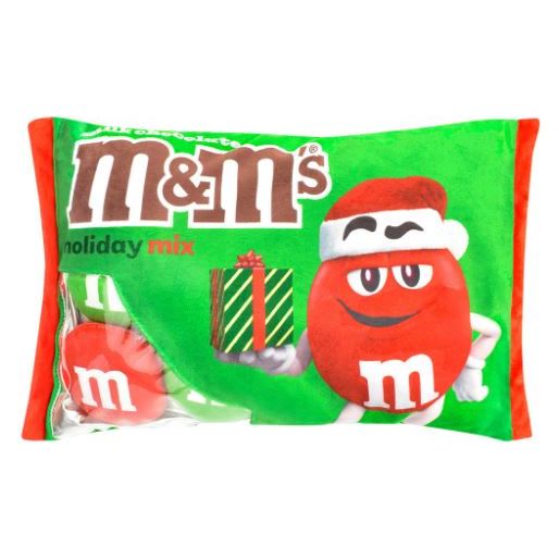 Holiday Red M&M Packaging Plush