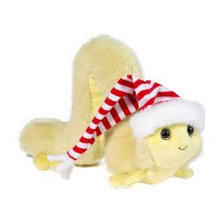 Inchy Inchworm with Santa Hat