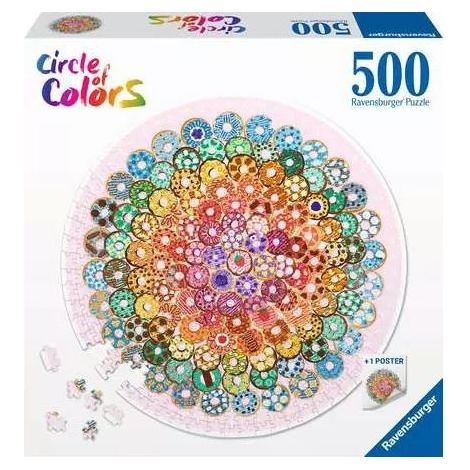 Donuts 500 pc Round Puzzle