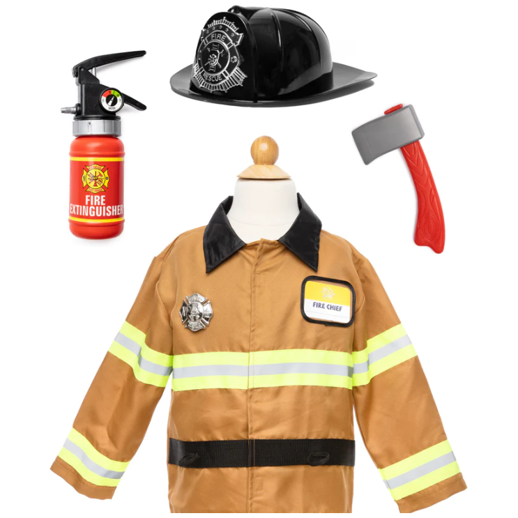 Firefighter Set Tan with Accessories