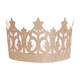 Gold Glitter Crown 