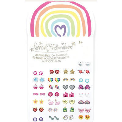 Sticker Earrings Rainbow Love