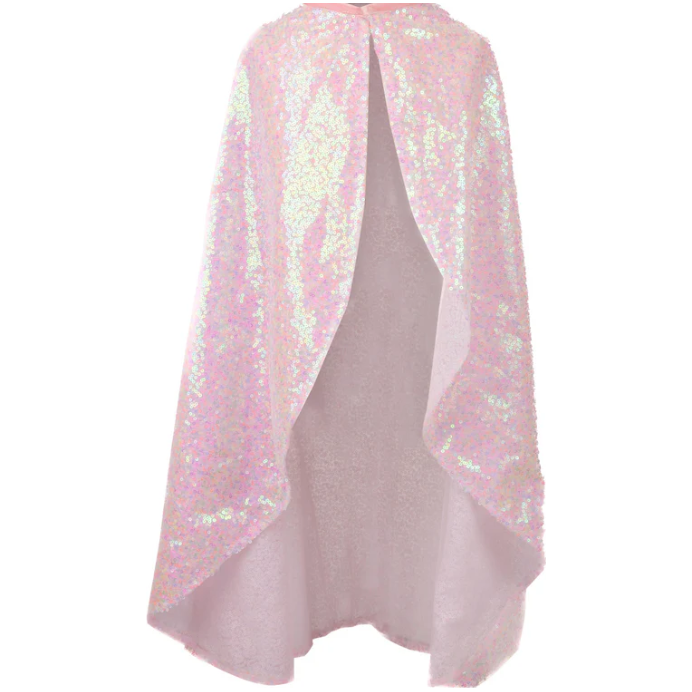 The Pink Sequins Twirl Cape