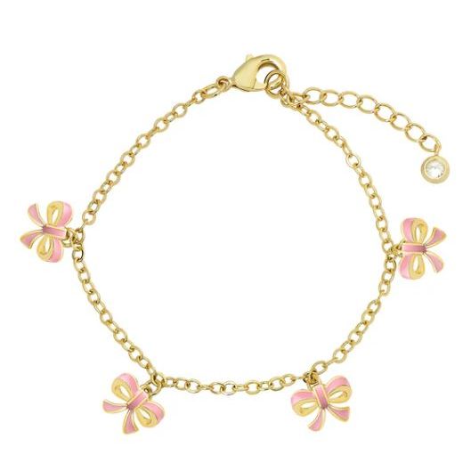 Bow Charm Bracelet