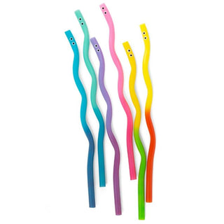 Wiggly Worm Color Changing Straws 