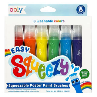 Easy Squeezy Squeezable Poster Paint Brushes 