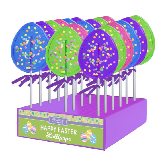 Confetti Egg Lollipops