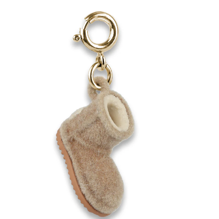 CHARM IT! Charm Gold Furry Bootie