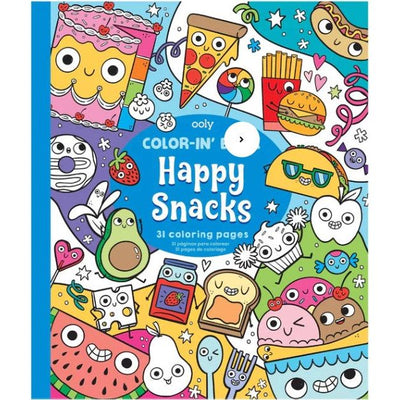 Color-In' Books Happy Snacks