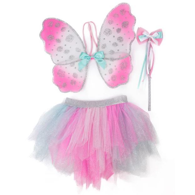 Think Mint Pink Skirt w/ith Wings & Wand
