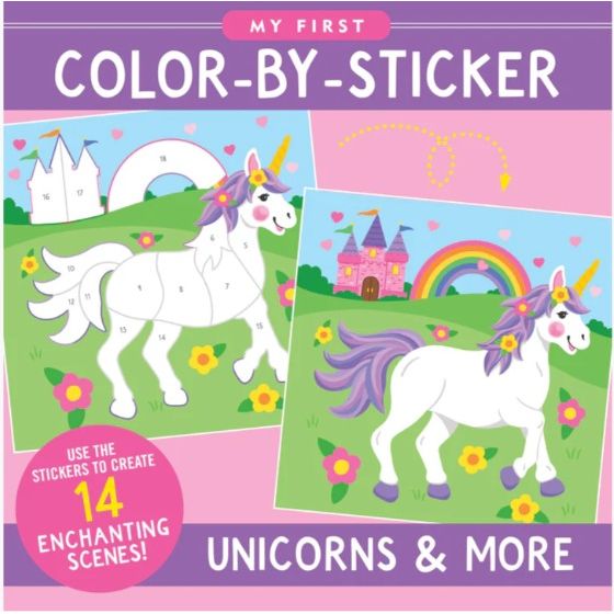 My First Color-by-Sticker Book Cover