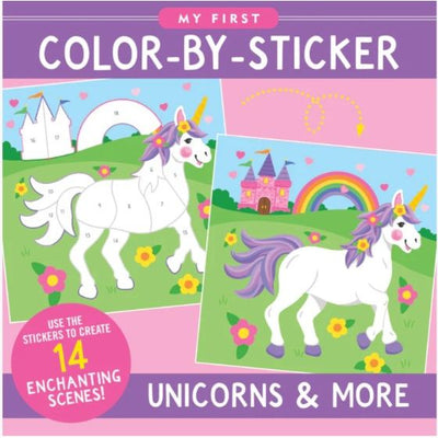 My First Color-by-Sticker Book Unicorns & More