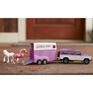 Unicorn Magic Land Rover & Tag-Along Trailer 