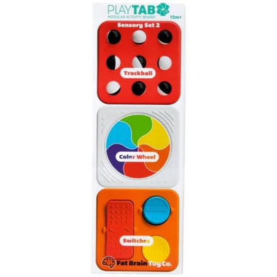 PlayTab - Set of 3 Tiles Trackball - Color Wheel - Switches