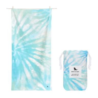 Quick Dry Towel - Stripes Collection Swirled Sea