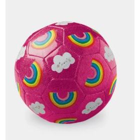 Size 3 Glitter Soccer Ball Rainbow