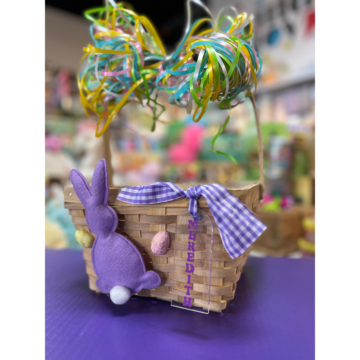 Personalized Easter Basket Cover