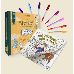 Reusable Coloring Book Cover