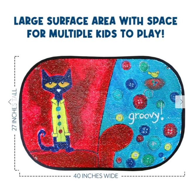 Pete the Cat Reversible Sequins Toy Cover