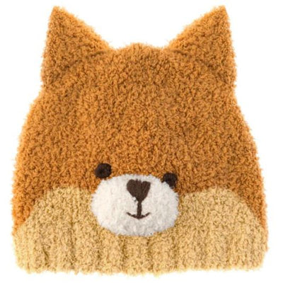 Chenille Baby Beanie Fox