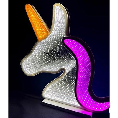 Neon Art Wall / Desk Unicorn - Infinity