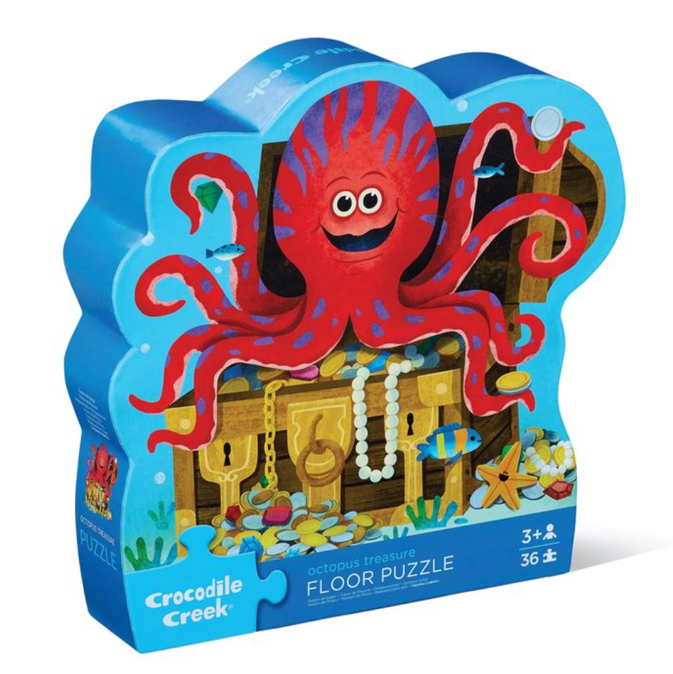 36 pc Shaped Box Puzzle - Octopus Treasure