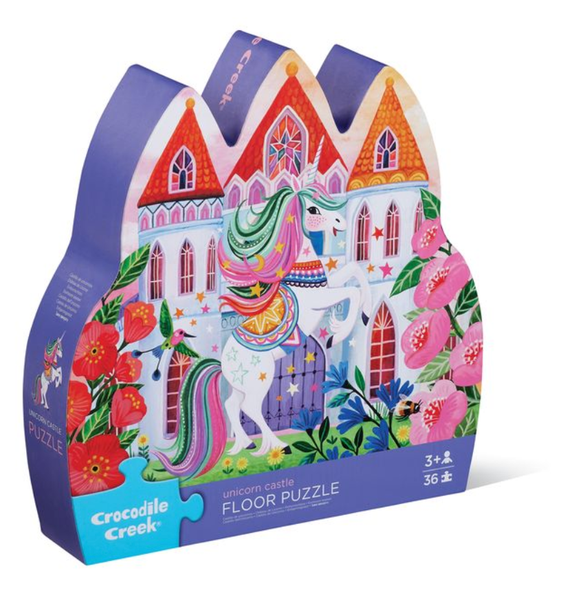 36 pc Shaped Box Puzzle - Unicorn Castle