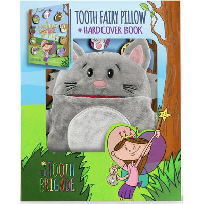 Toothfairy Pillow & Book Gizmo - Cat