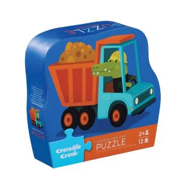 12 Piece Mini Puzzle Construction Croc
