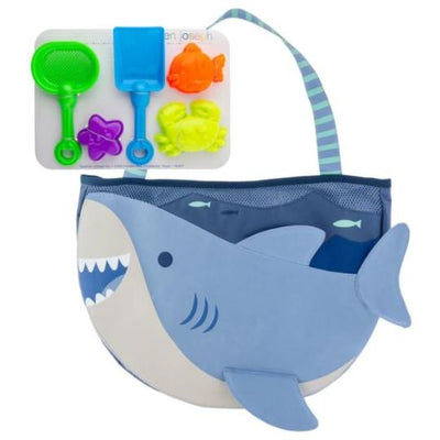 Beach Tote w/ Sand Play Set Shark