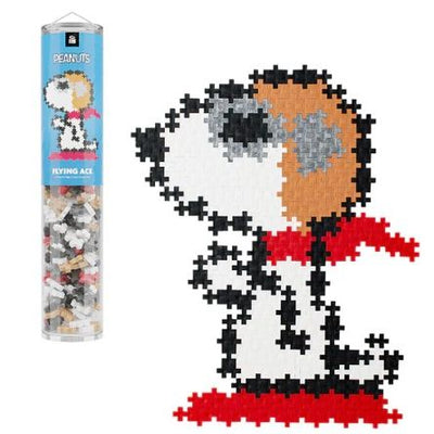 Plus Plus Puzzle By Number 275 Piece Set - Peanuts Flying Ace