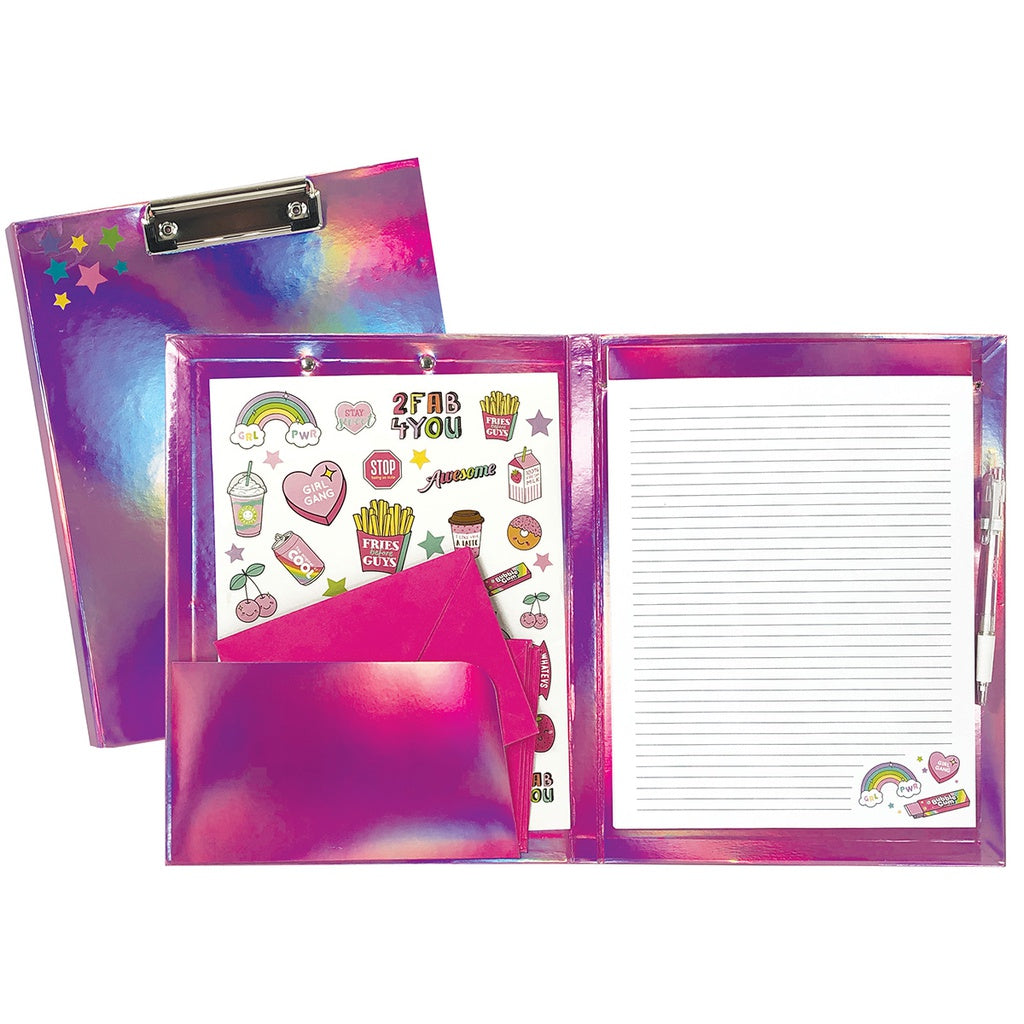 Pink Holographic Clipboard