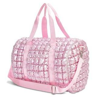 Icy Rose Puffer Duffle Bag 